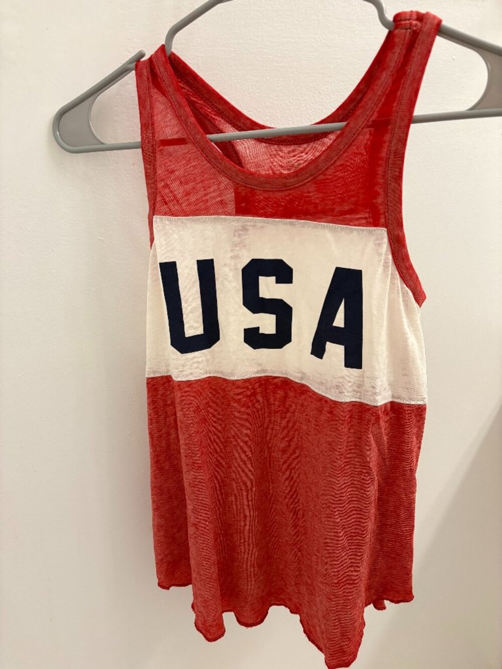 Zoe + Liv USA Tank Top Small